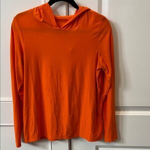 Beyond Yoga Orange Women's Hooded Top